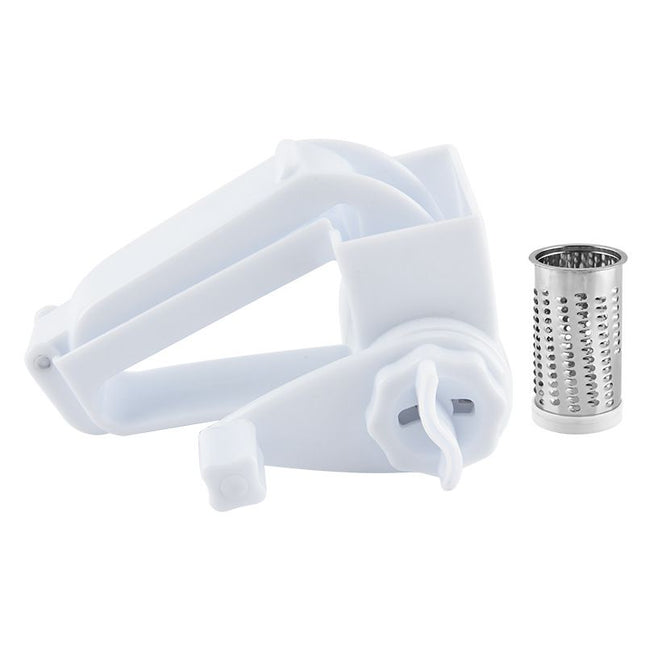 Rotary Cheese Grater with Stainless Steel Blade and Safe Top Pressing Cover V888-ELOSUNG55124-1