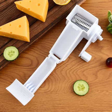 Rotary Cheese Grater with Stainless Steel Blade and Safe Top Pressing Cover – product detail