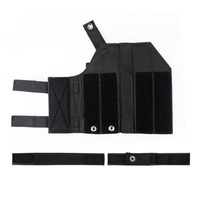 Black Heavy Duty MOLLE Tactical Universal Leg Holster - Lightweight Quick Release Thigh Pouch for Outdoor Games, Airsoft and Hunting, Australia Father Day Gift Choice