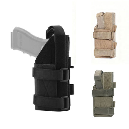 Khaki Heavy Duty MOLLE Tactical Universal Leg Holster - Lightweight Quick Release Thigh Pouch for Outdoor Games, Airsoft and Hunting, Australia Father Day Gift Choice