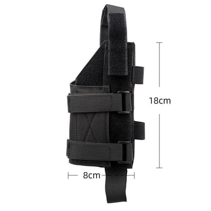 Khaki Heavy Duty MOLLE Tactical Universal Leg Holster - Lightweight Quick Release Thigh Pouch for Outdoor Games, Airsoft and Hunting, Australia Father Day Gift Choice