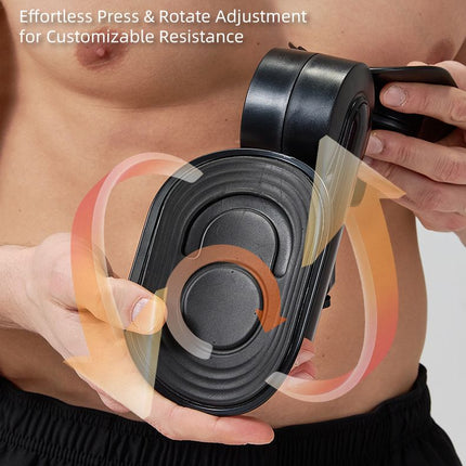 Black Smart Counting Multifunctional Pelvic Floor Muscle Exerciser - 18KG Adjustable Resistance Kegel Thigh Master with Extra Large Rotating Antislip Baffle