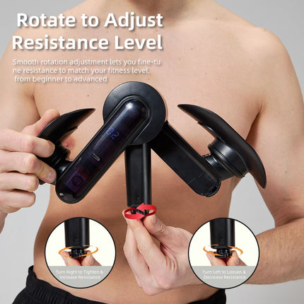 Blue Smart Counting Multifunctional Pelvic Floor Muscle Exerciser - 18KG Adjustable Resistance Kegel Thigh Master with Extra Large Rotating Antislip Baffle