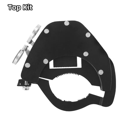 2 Pack Motorcycle Throttle Lock - Universal Cruise Control Clamp, Stainless Steel Throttle Assist, Top KIT