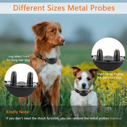Rechargeable Dog Training Collar (1 Dog Set) - Waterproof Remote Anti Bark Collar with 3 Safe Training Modes and Ultra Long 800M Control Range
