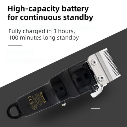 HQ323 Professional Hair Clipper Trimmer with 10 Limit Combs & Sharp R-Angle Safe Blade, Premium Metallic Paint Finish, USB Fast Charging and Long Battery Life