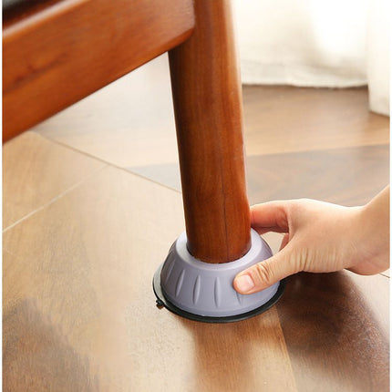 8 Pack Shock Absorbing Support Pads for Washing Machine & Furniture - Universal Nonslip Suction Cup Silent Risers, Tool Free Installation