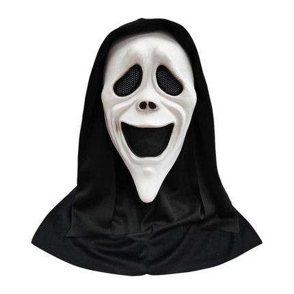 Scream Ghost Face Mask - Halloween Cosplay Latex Hood Mask for Horror Parties, Masquerades and Haunted Houses (Style 13)