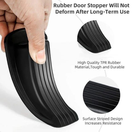 4PCS Anti-Theft  Door Stopper Wedge Set - Non-Slip Safety Household Door Stop Block