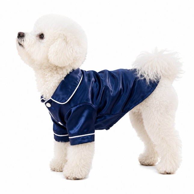 Blue Pet Pyjamas M Size- Lightweight Acrylic Dog and Cat Sleepwear Compact Indoor Loungewear for Small Pets