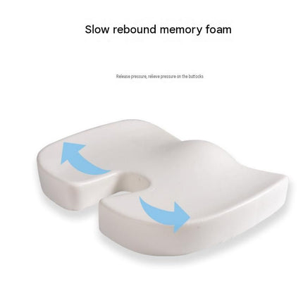 Purple Memory Foam Seat Cushion - 44 X 35 X 6 Cm Polyester Chair Pad