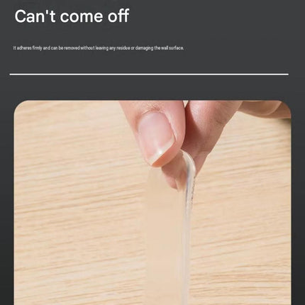 Transparent Anti-Collision Strip Set - Self-Adhesive Silicone Bumper for Doors, Cabinets & Fridge, Invisible Shock Absorbing Wall Protector with 3 Sizes
