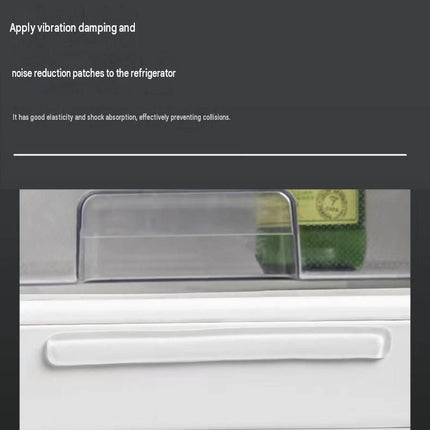 Transparent Anti-Collision Strip Set - Self-Adhesive Silicone Bumper for Doors, Cabinets & Fridge, Invisible Shock Absorbing Wall Protector with 3 Sizes