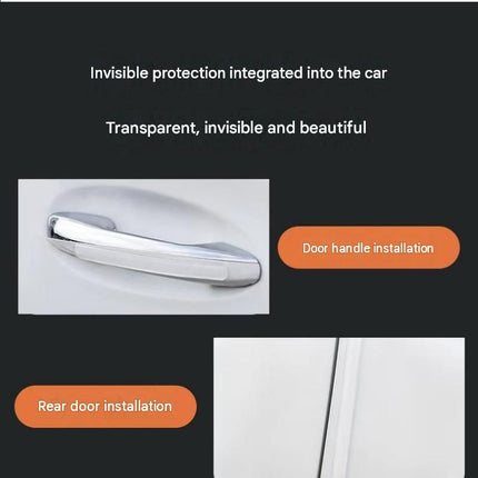 Transparent Anti-Collision Strip Set - Self-Adhesive Silicone Bumper for Doors, Cabinets & Fridge, Invisible Shock Absorbing Wall Protector with 3 Sizes