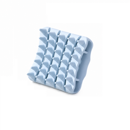Blue Silicone Scalp Massage Brush
