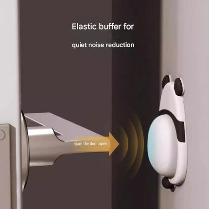 4pcs Cute Animal Soft Rubber Door Handle Bumper Pad