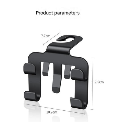 2pcs Multifunctional Car Seat Back Hook and Phone Holder