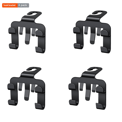 4pcs Multifunctional Car Seat Back Hook and Phone Holder