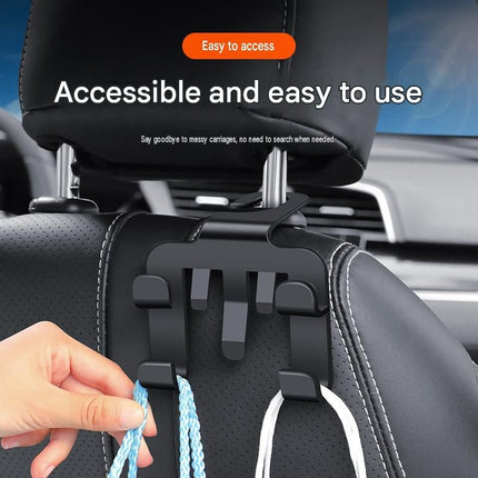 4pcs Multifunctional Car Seat Back Hook and Phone Holder