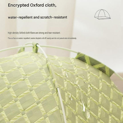 Green 48x42x40cm Summer Pet Cooling Tent Bed