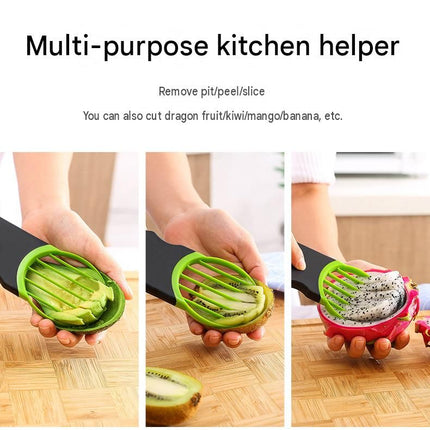 3 in 1 Avocado Slicer and Pitter - ABS Fruit Cutter for Cutting, Pitting and Slicing Avocado and Kiwifruit, Multi Purpose Kitchen Prep Tool