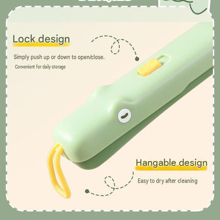 Anti-Scald Bowl Lifter - Silicone Grip, Stainless Steel Clamp, Locking Storage - Safe Hot Dish Removal for Steamer and Rice Cooker