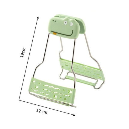 Adjustable Anti-Scald Dish Lifter - Silicone Grip Stainless Steel Plate Gripper for Steamer Oven - Safe Hot Bowl Removal Kitchen Tool
