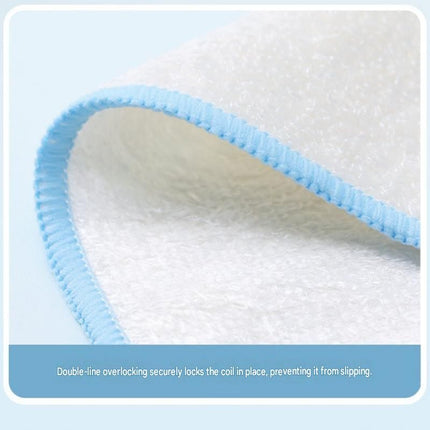 5-pcs 20*30cm Bamboo Fiber Kitchen Dishcloth - Non-Stick Oil Resistant Cleaning Cloth, Soft Absorbent Reusable Wipe for Washing Dishes and Countertops
