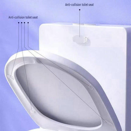 Large size 6 pack Toilet Seat Bumpers Transparent PU Gel Pads - Anti-Slip Shock Absorbing Cushions, Silent Close Protection, Easy Install Bathroom Hardware