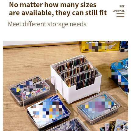 White Storage Box Set（Extra-large storage box + 22 small boxes） - Transparent Flip-Lid Compartments, Multi-Use Organiser for Chargers, Earbuds, Cards and Jewellery