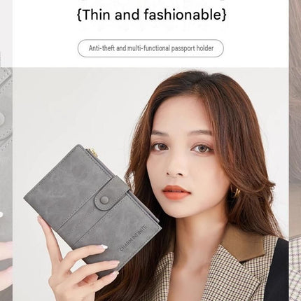 Green RFID-Protected Travel Passport Wallet - Slim Multi-Compartment Organiser for Cards, ID, SIM & Documents, PU Leather Finish