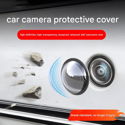 4 pair Car Camera Lens Protector Cover - ABS Material - Dustproof and Waterproof Shield for 360 Degree Reverse Imaging System - Scratch Resistant Protection for Vehicle Safety