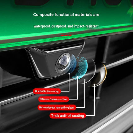 4 pair Car Camera Lens Protector Cover - ABS Material - Dustproof and Waterproof Shield for 360 Degree Reverse Imaging System - Scratch Resistant Protection for Vehicle Safety