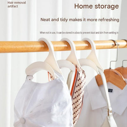 3-pack white Arched Wardrobe Bag Hook - Heavy Duty PP Plastic Hanger for Handbags, Ties, Scarves, Hats, Fits Rods Up to 3.5cm, Space Saving Closet Organizer