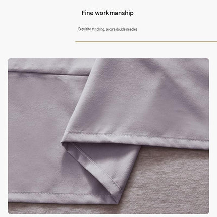 White 152x203x38cm Elastic Bed Skirt - Thickened Polyester Fitted Valance with Double-Layer High-Stretch Band, Wrinkle-Resistant Drop