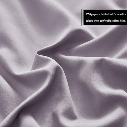 White 152x203x38cm Elastic Bed Skirt - Thickened Polyester Fitted Valance with Double-Layer High-Stretch Band, Wrinkle-Resistant Drop