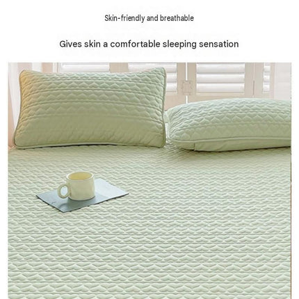 Skin-friendly and comfortable Pillow Protector 48x74cm Dark gray（Pack of 1） - Sweat and Oil Resistant Polyester Pillowcase with Quilted Padding, Easy Clean Bedding Cover for Home Use