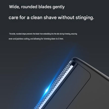 3-in-1 Electric Body Groomer for Men - IPX5 Waterproof, USB-C Rechargeable, Adjustable 3-12mm Comb, Skin-Safe Rounded Blade, Travel Lock, Wet Dry Use