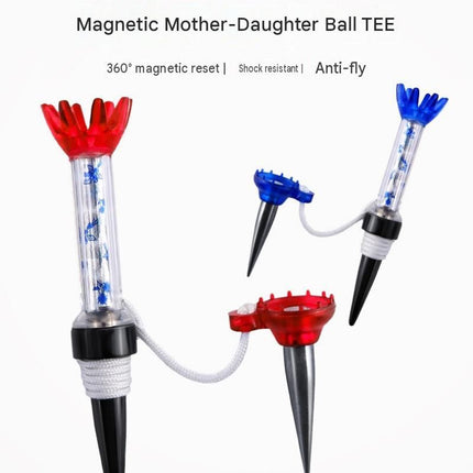 3 piece Golf Accessories Gift Set - Magnetic Anti-Fly Tee, Spirit Level Hat Clip Marker, Metal Divot Repair Tool with Alignment Lines, Portable Course Essentials for Men