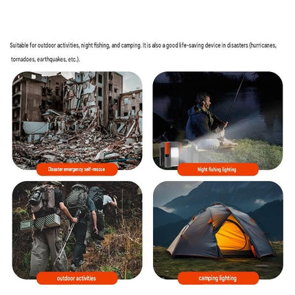 Saltwater Powered LED Camping Lantern - Emergency Light with 72 Hour Runtime, No Battery Required, Portable Outdoor Lamp for Disaster Prep, Fishing and Hiking