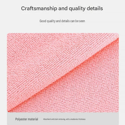 Pink Disposable Microfiber Cleaning Cloths-Buy two get one free, so you'll receive three items in total - 20 Pack 20x20cm Polyester Kitchen Wipes, Lint-Free, Reusable, Wet & Dry Use, Easy Rinse Design
