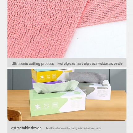 Pink Disposable Microfiber Cleaning Cloths-Buy two get one free, so you'll receive three items in total - 20 Pack 20x20cm Polyester Kitchen Wipes, Lint-Free, Reusable, Wet & Dry Use, Easy Rinse Design