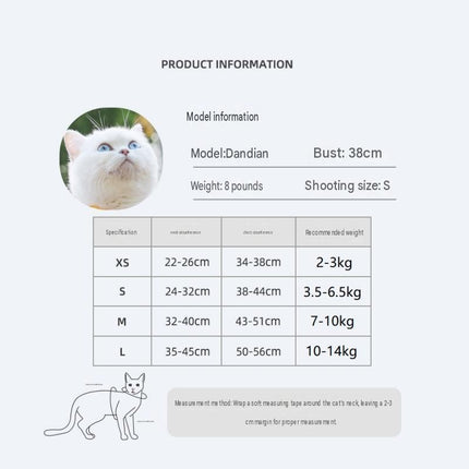 Blue S Size Adjustable Cat Harness and Leash Set - Escape Proof H-Shape Design, Breathable Polyester, Soft Padding, Outdoor Walking Safety