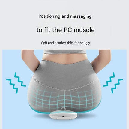 Black Rechargeable PC Muscle Trainer - ABS and Silicone Pelvic Floor Exerciser with 6 Vibration Modes, Waterproof Design, Portable Kegel Training Device for Men and Women