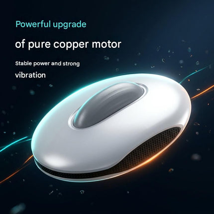White Rechargeable PC Muscle Trainer - ABS and Silicone Pelvic Floor Exerciser with 6 Vibration Modes, Waterproof Design, Portable Kegel Training Device for Men and Women
