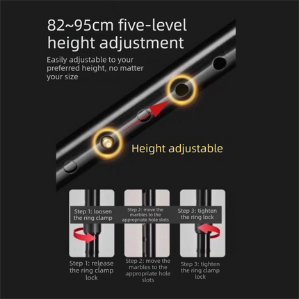 Coffee 2 pack Foldable Hiking Cane - Adjustable Aluminium Walking Stick with Non-Slip Handle, 85-95cm Height Range, Portable Trekking Pole for Seniors, Travel & Outdoor Support - Lightweight 260g Mobility Aid