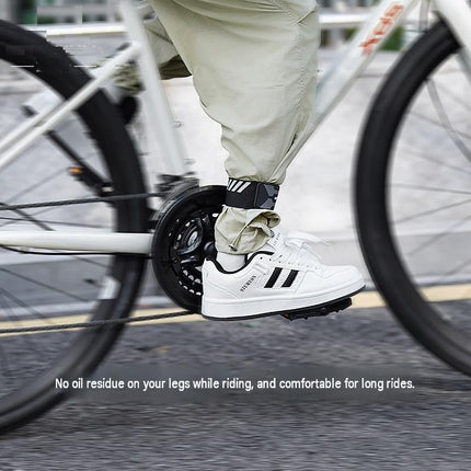 2 Pack Reflective Bicycle Pant Strap - Adjustable Elastic Leg Band for Cycling Safety, Anti-Snag Trouser Clip for Road and Mountain Bikes