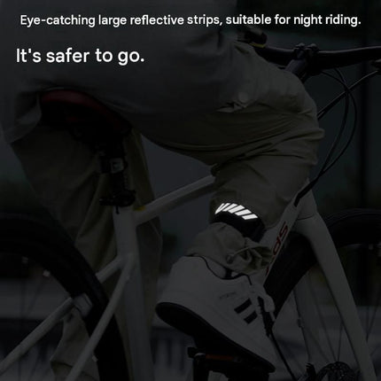 2 Pack Reflective Bicycle Pant Strap - Adjustable Elastic Leg Band for Cycling Safety, Anti-Snag Trouser Clip for Road and Mountain Bikes