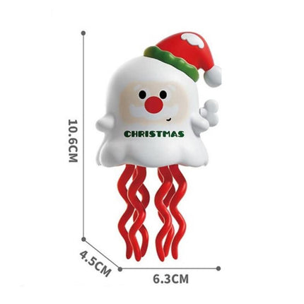 Santa Claus design Wind Up Dancing Toy - Halloween and Christmas ABS Plastic Twist Action Figure - Battery Free Spinning and Walking Motion for Party Favors and Holiday Decor