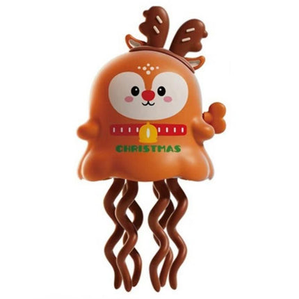 Reindeer-inspired design Wind Up Dancing Toy - Halloween and Christmas ABS Plastic Twist Action Figure - Battery Free Spinning and Walking Motion for Party Favors and Holiday Decor